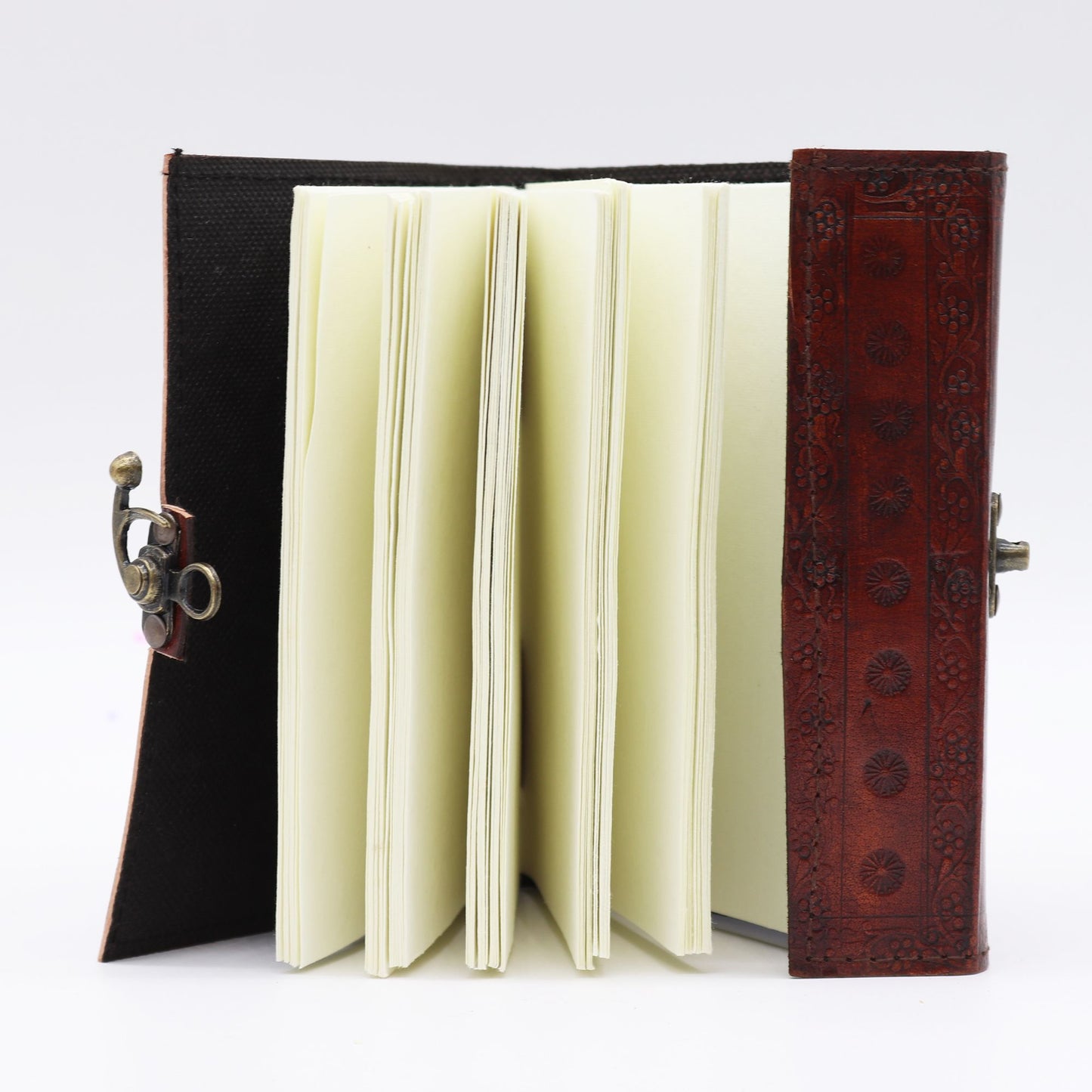 Two Dragons- Esoteric Notebook - Red Tan - 200 pages Stich Edge- 17.5x12.5x3cm
