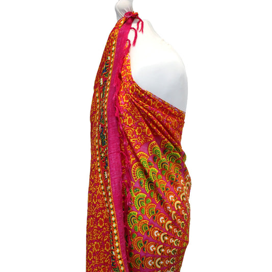 Ruby Lime Mandela Sarong