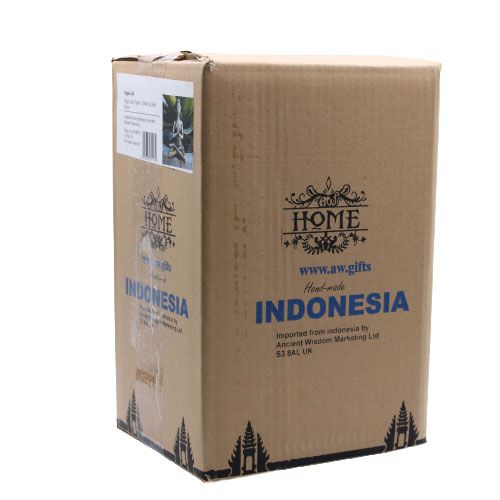 Yoga Lady Figure -  Bronze & Silver 24cm