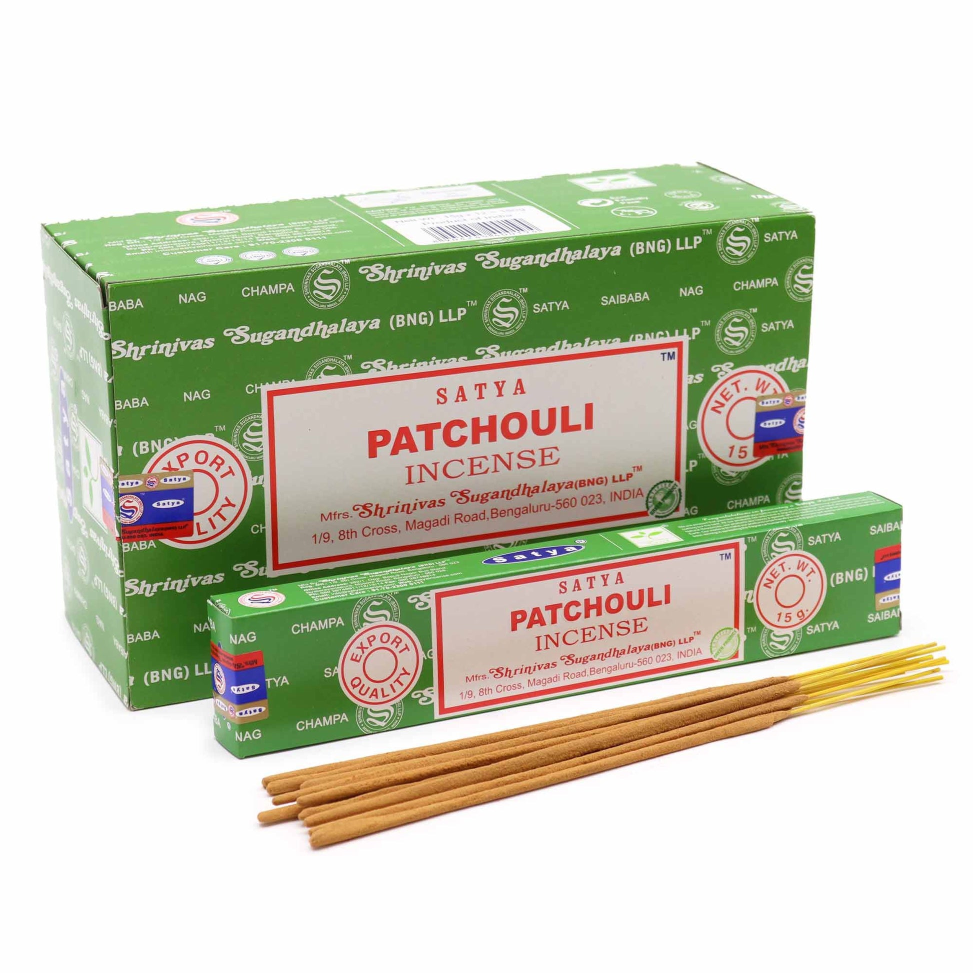 Satya Incense 15gm - Patchouli