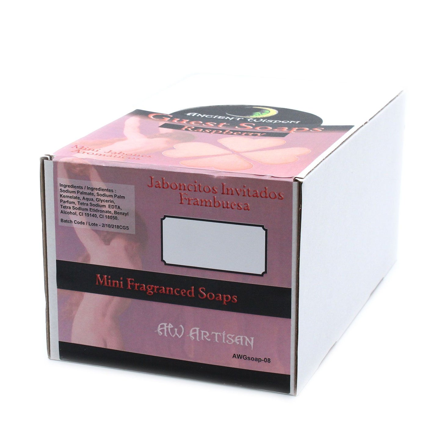 Heart Guest Soaps - Raspberry