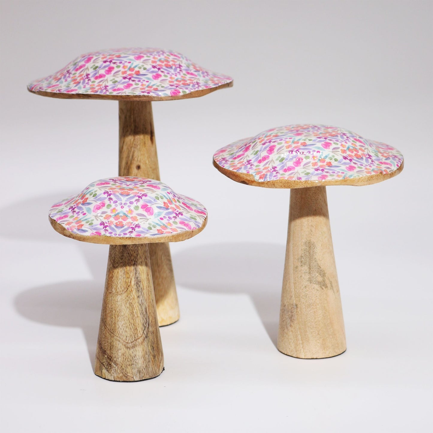 Med Mushroom -  15cm -  Pretty Floral