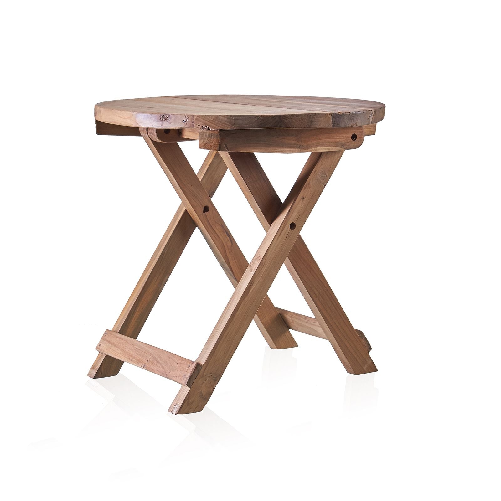 Round Folding Coffee Table - 50x50cm