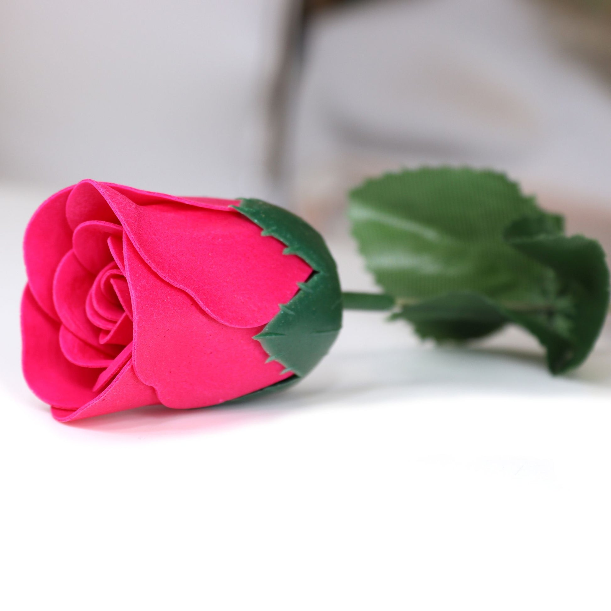 Ready to Retail Soap Flower - Small Red Rose